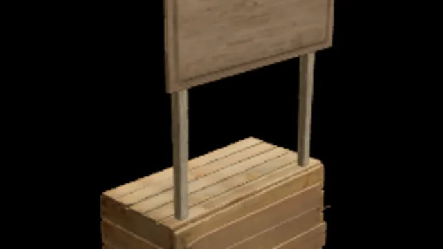 Wooden Stall