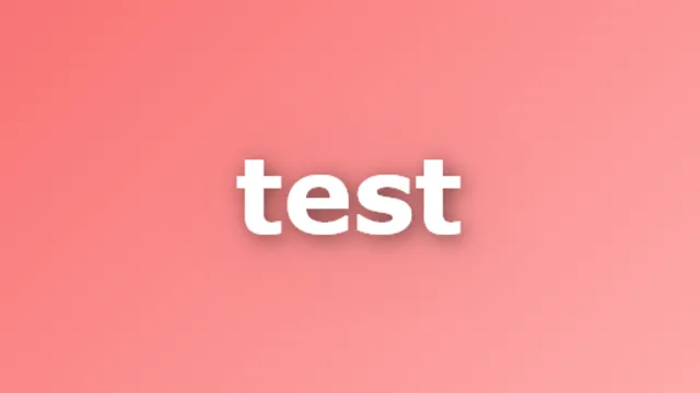 test