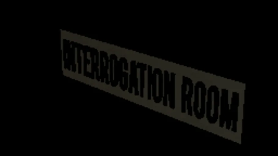 I Room Placard