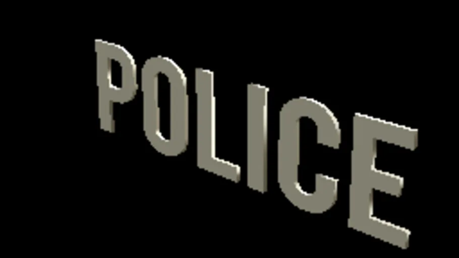 EVO Police Sign