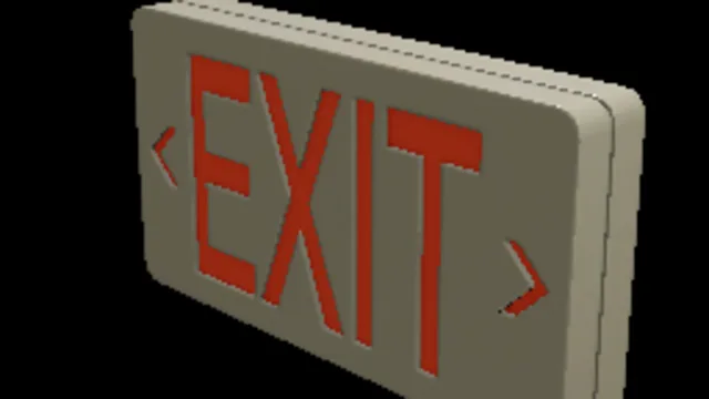 Exit Sign