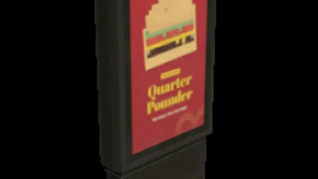 Advertising Board Burger