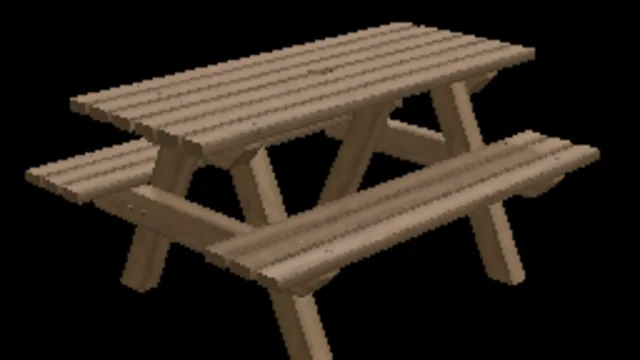 Wooden Picnic Table