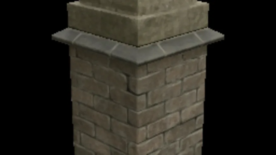 Brick Pillar a