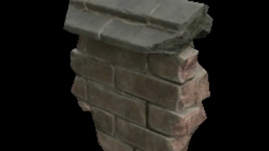 Brick Wall Debris Big a