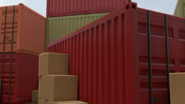 Stylized Container Yard Arena