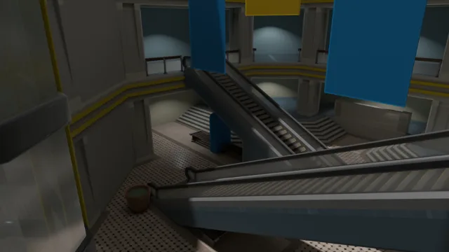 Stylized Shopping Mall Arena
