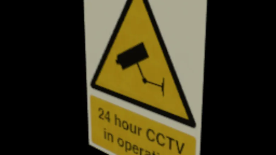 CCTV Sign 01