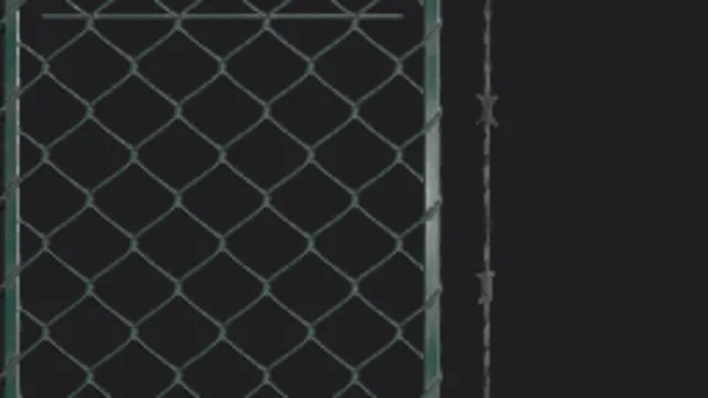 Chainlink Wire Painted Green