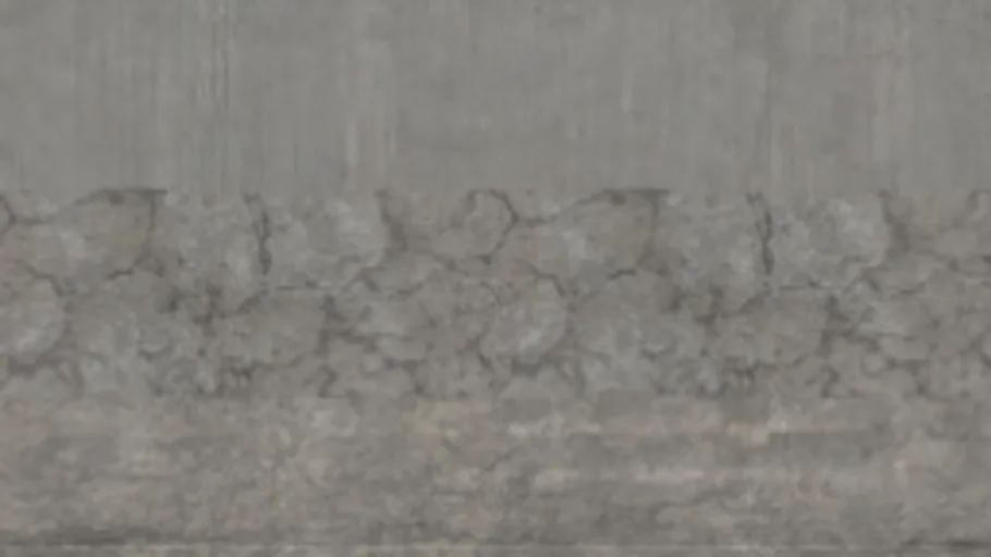 Concrete Trim Damaged Blend 02