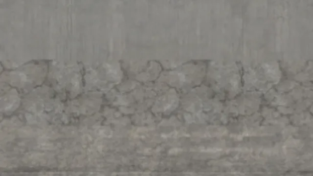 Concrete Trim Damaged Blend 02