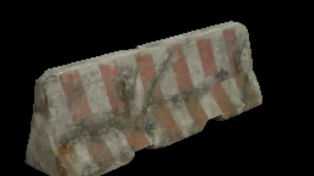 Concrete Barrier Damaged