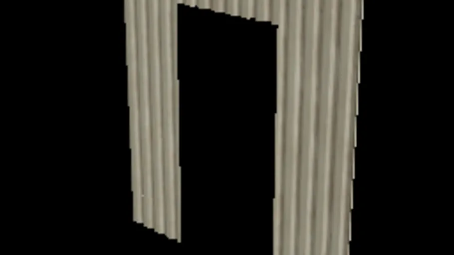 Corrugated Wall Doorframe a 128