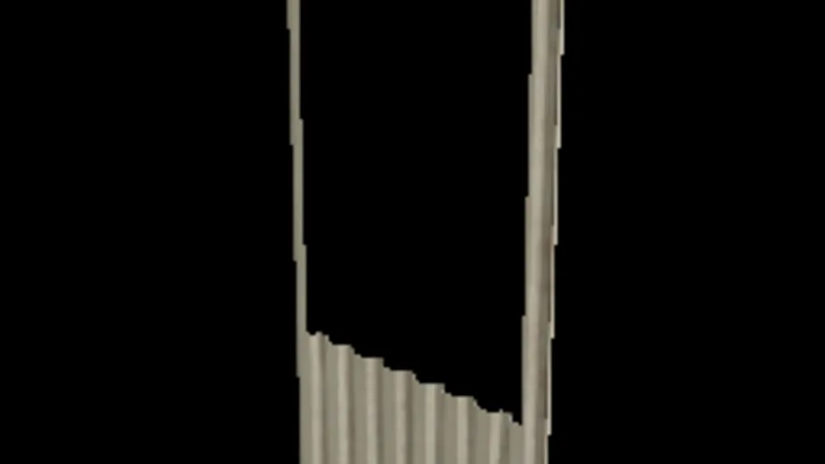 Corrugated Wall Windowframe a 64