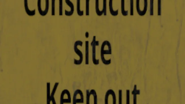 Decal Sign Constructionsite a