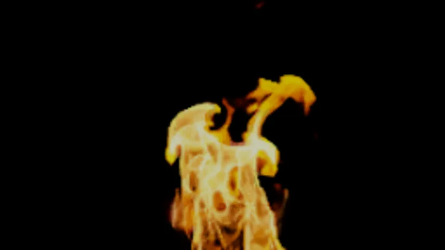 Flame - from side