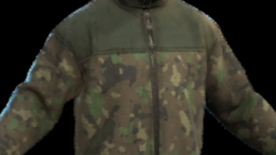 Fleece Jacket Camo