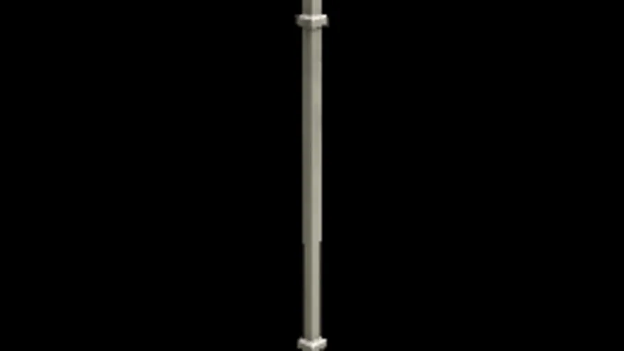 Iron Fence Post