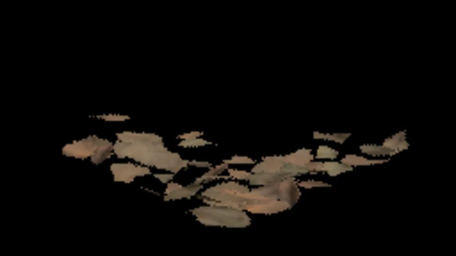 Leaves Scatter Corner 2