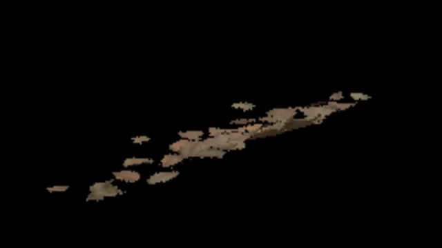 Leaves Scatter Straight 2