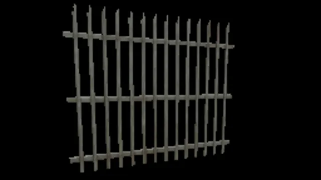 Metal Fence Panel Angle 1