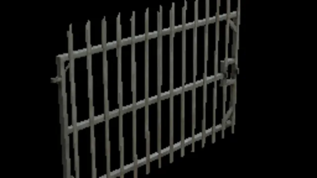 Metal Fences Gate Left