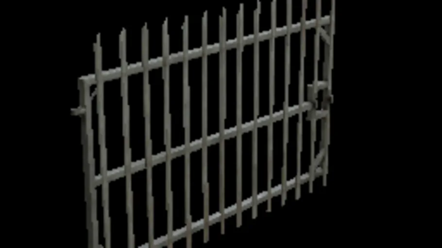 Metal Fences Gate Left