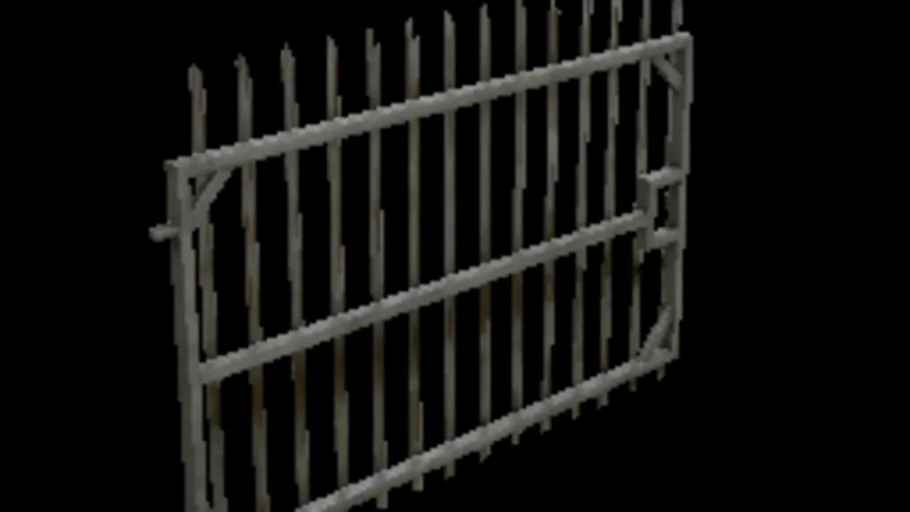 Metal Fences Gate Right