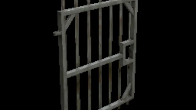 Metal Fences Gate Small Right