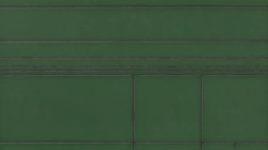Metal Painted Green a hs