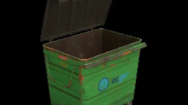 Metal Wheely Bin 03