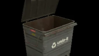 Metal Wheely Bin 05