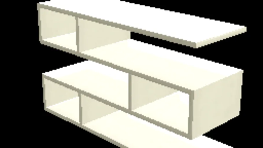 Modern Shelving Wall 2