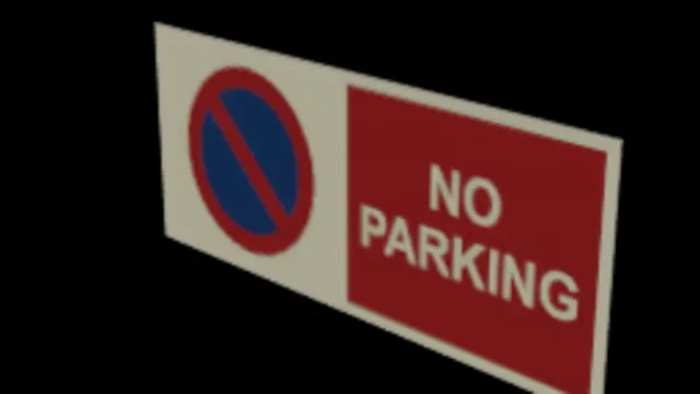 No Parking Sign 02