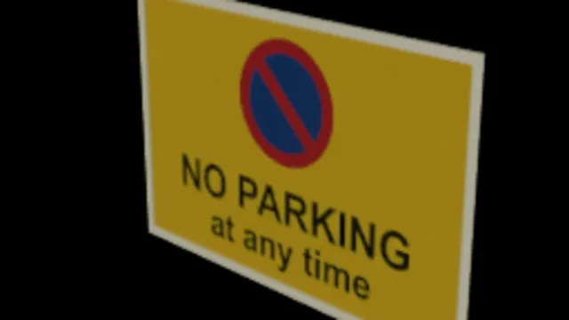 No Parking Sign 03