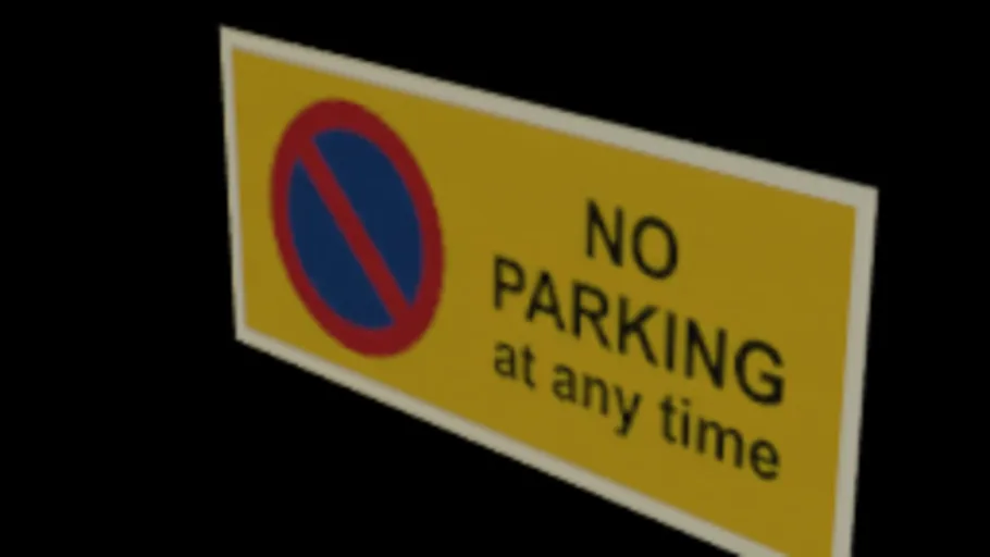 No Parking Sign 04