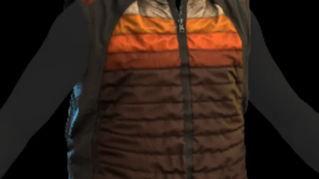 Puffer Gilet Orange