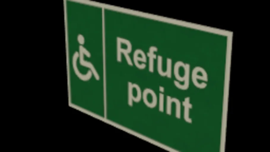 Refuge Point Sign 01