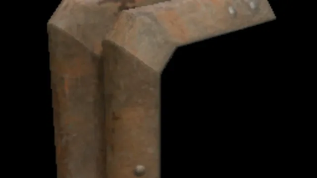 Road Barrier Rusty Corner Out A