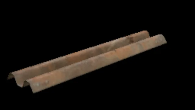 Road Barrier Rusty Straight A