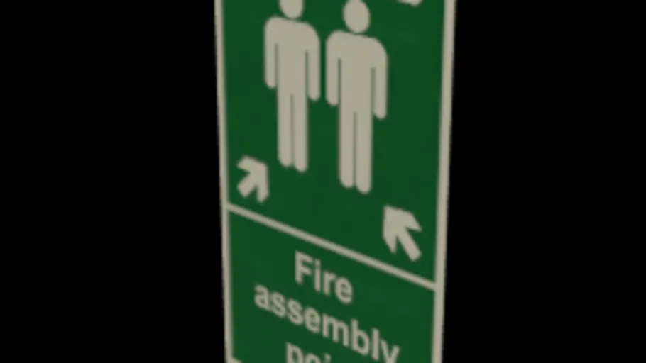 Assembly Point Sign 03
