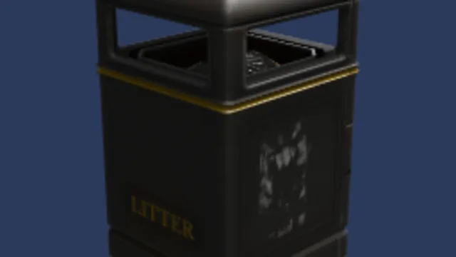 Street Bin Rubbish