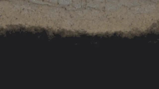 Trim Cracked Asphalt Border a