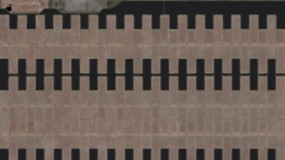 Wall Brick Trim a overlay