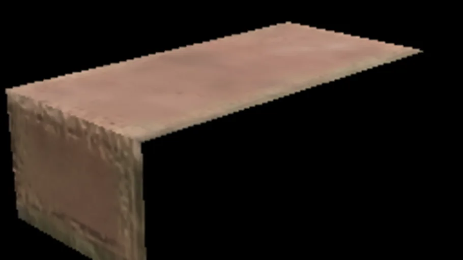 Wall Brick Trim Detail Cap a