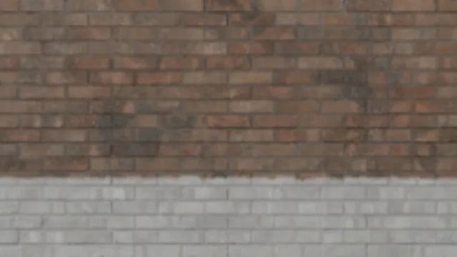 Wall Brick B Blend Paint Clean