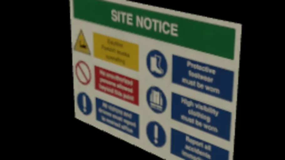 Site Notice Sign