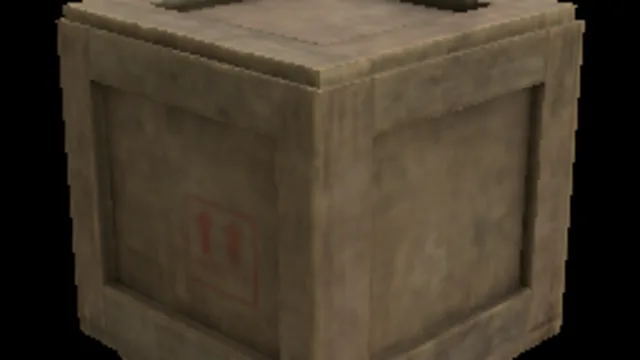 wooden crate