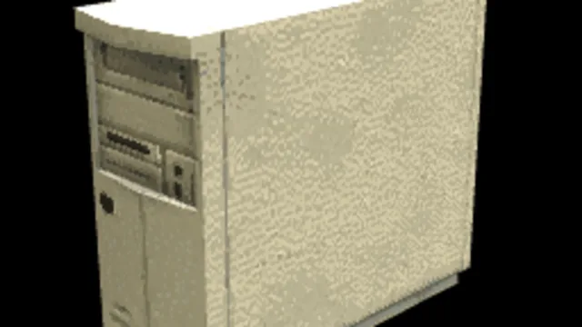 Retro 2000s Computer Tower