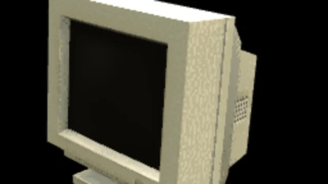 Retro 2000s Monitor